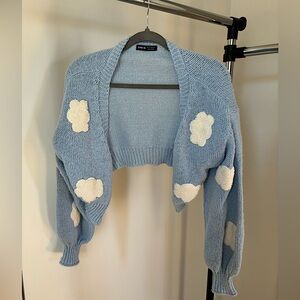 Shein Cropped Cloud Cardigan